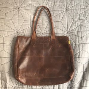 Gorgeous brown Joyn leather tote bag